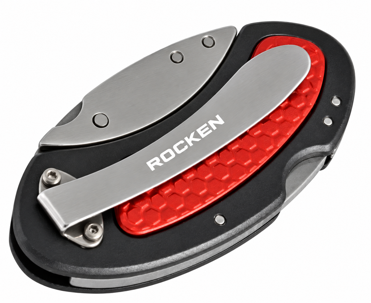 ROCKEN Compact Folding Utility Knife – 85 mm