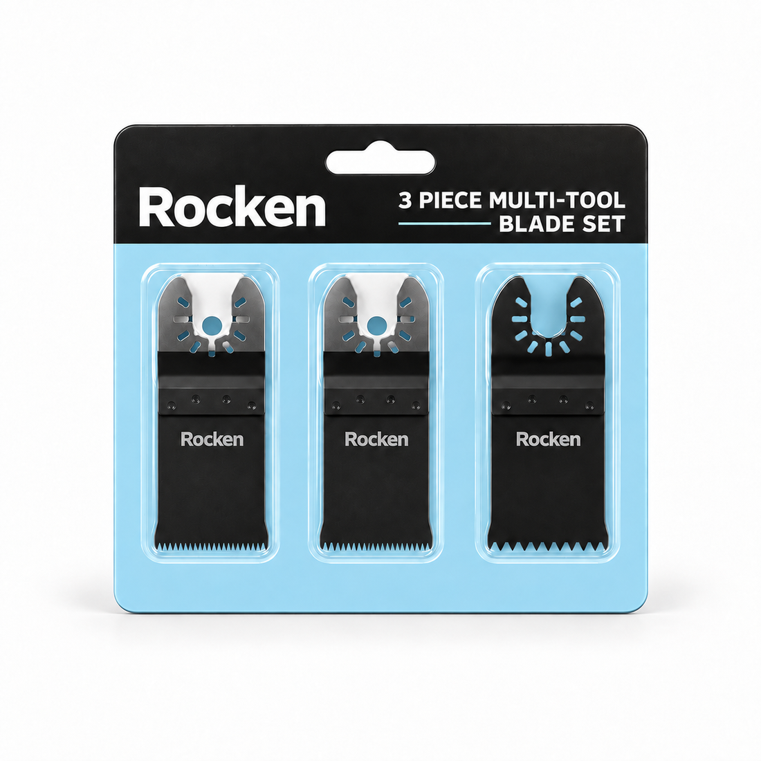 ROCKEN 3 Piece Multi-Tool Blade Set